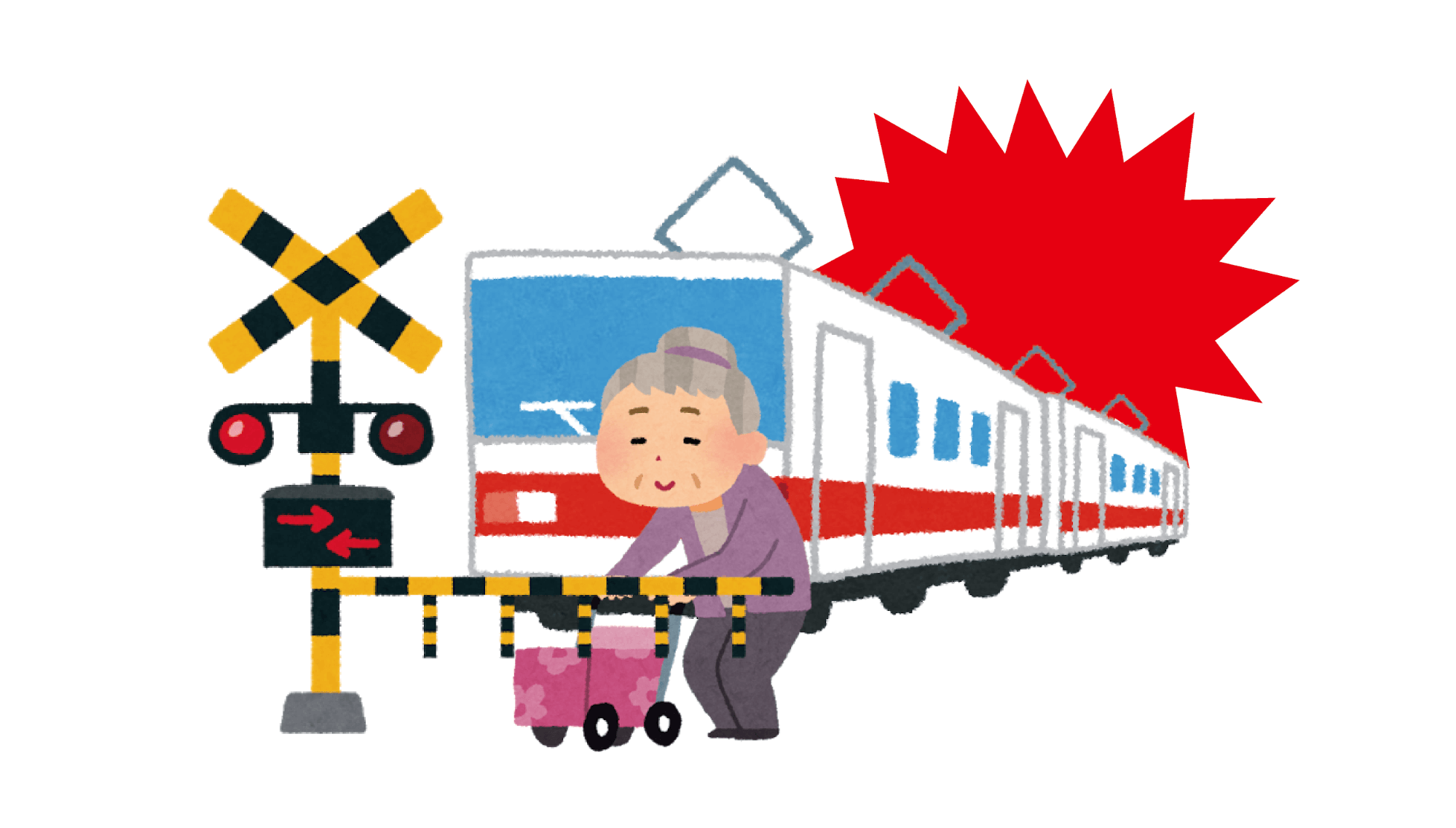 ▲夜間に徘徊する危険